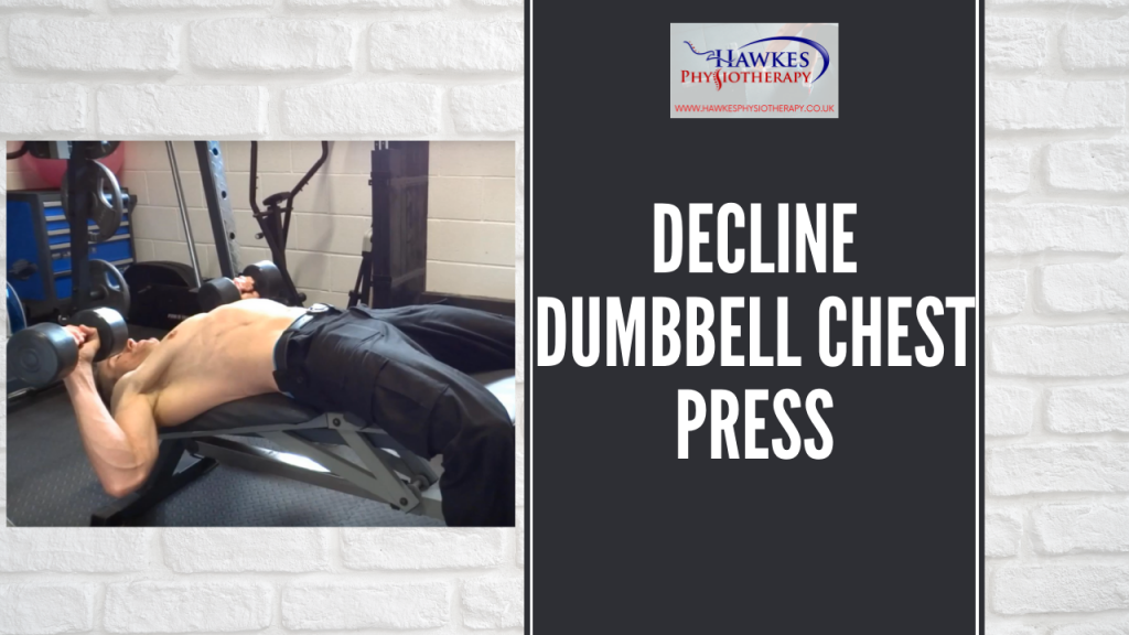 Decline dumbbell chest press