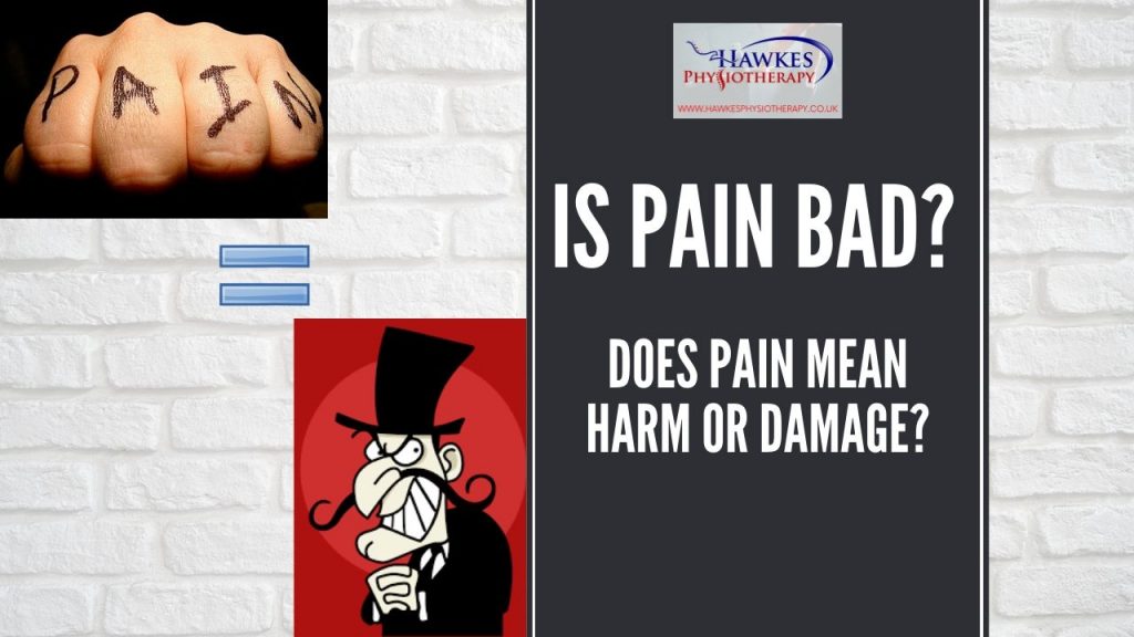 Is pain bad Does pain mean harm or damage