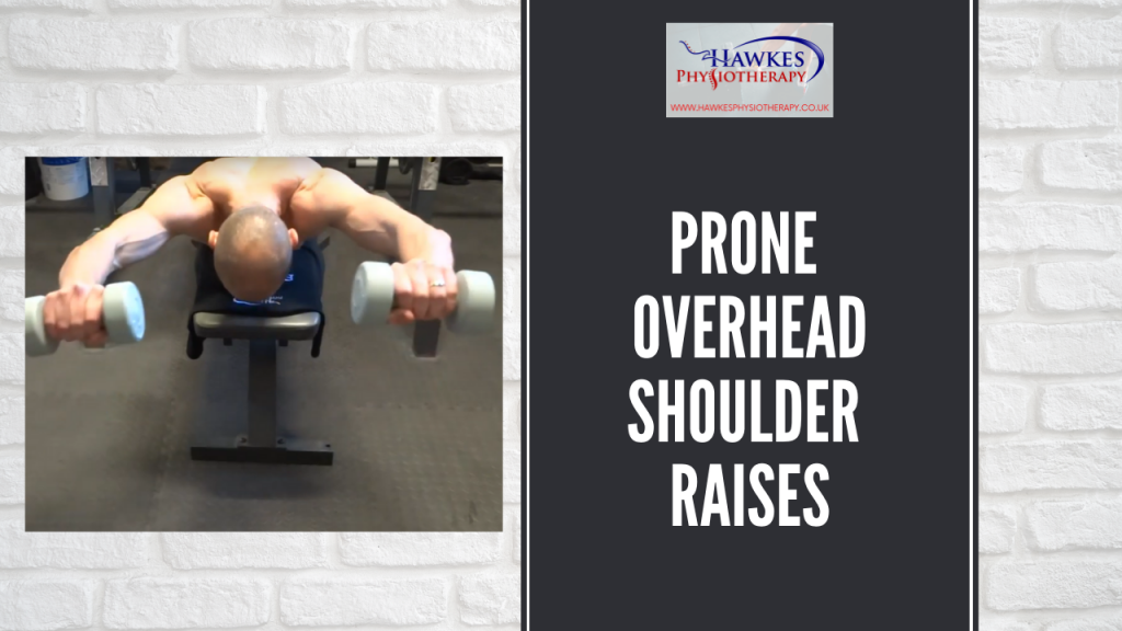 Prone overhead shoulder raises