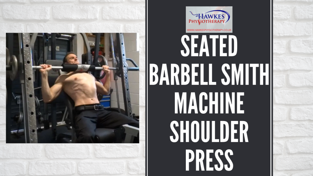 Seated Barbell Smith Machine Shoulder Press