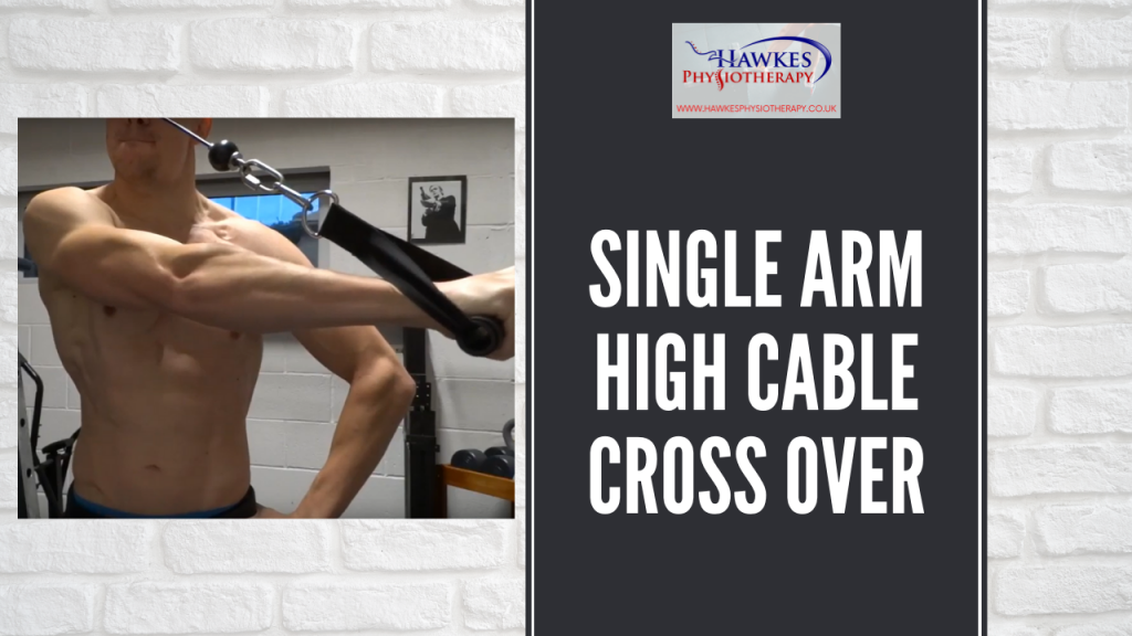 Single arm high cable cross over