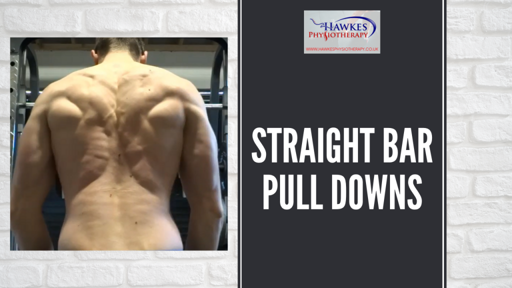 Straight bar pull downs