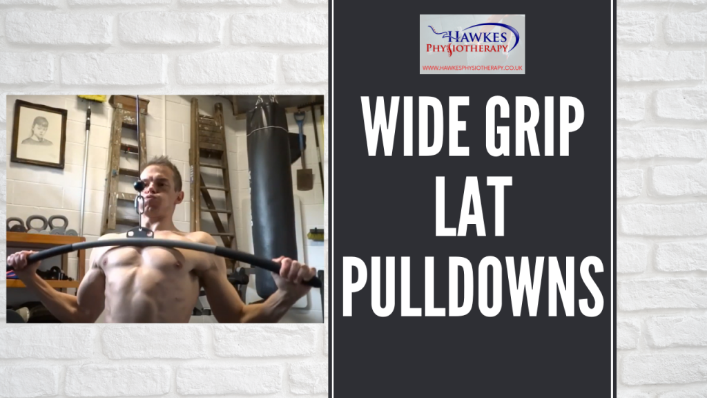 Wide Grip Lat Pulldowns