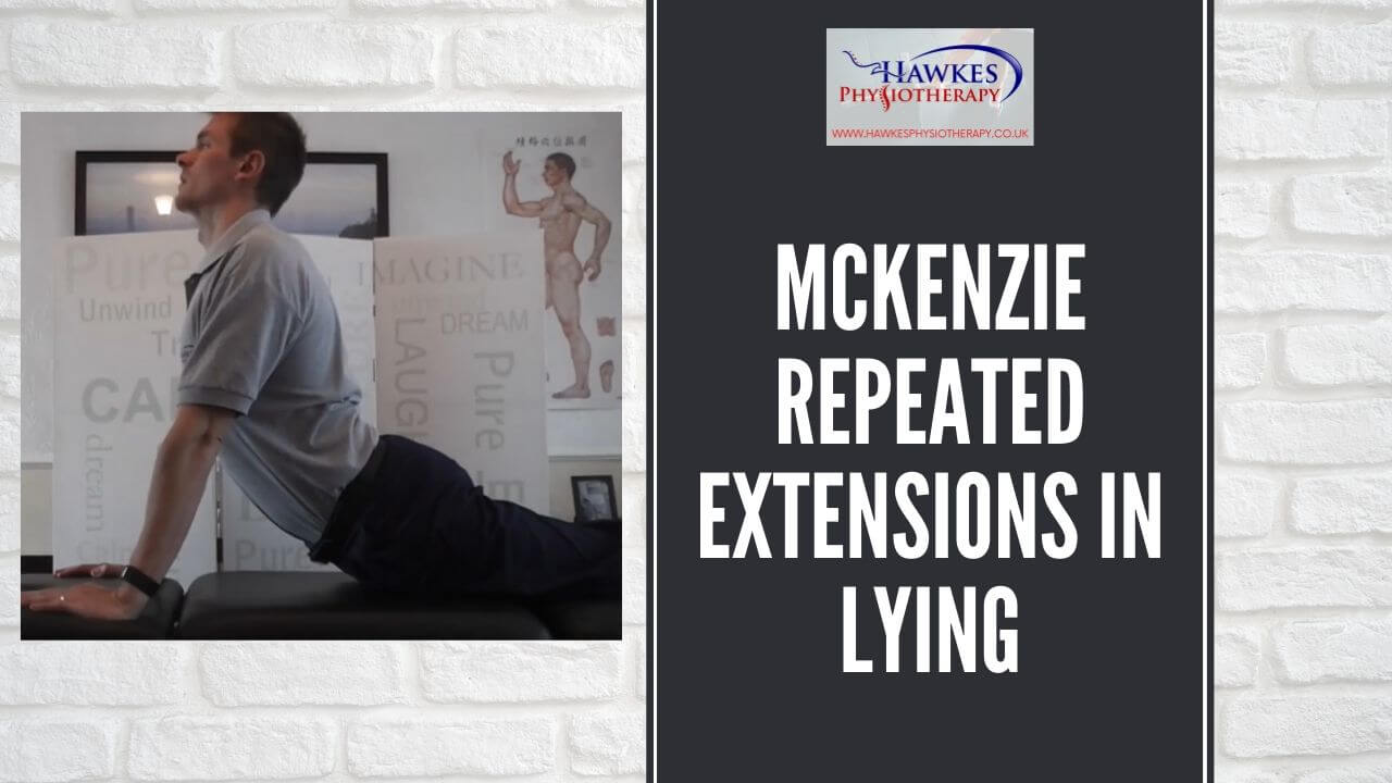 Mckenzie Repeated Extensions in Lying - Hawkes Physiotherapy