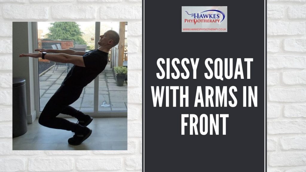 sissy-squat-with-arms-in-front
