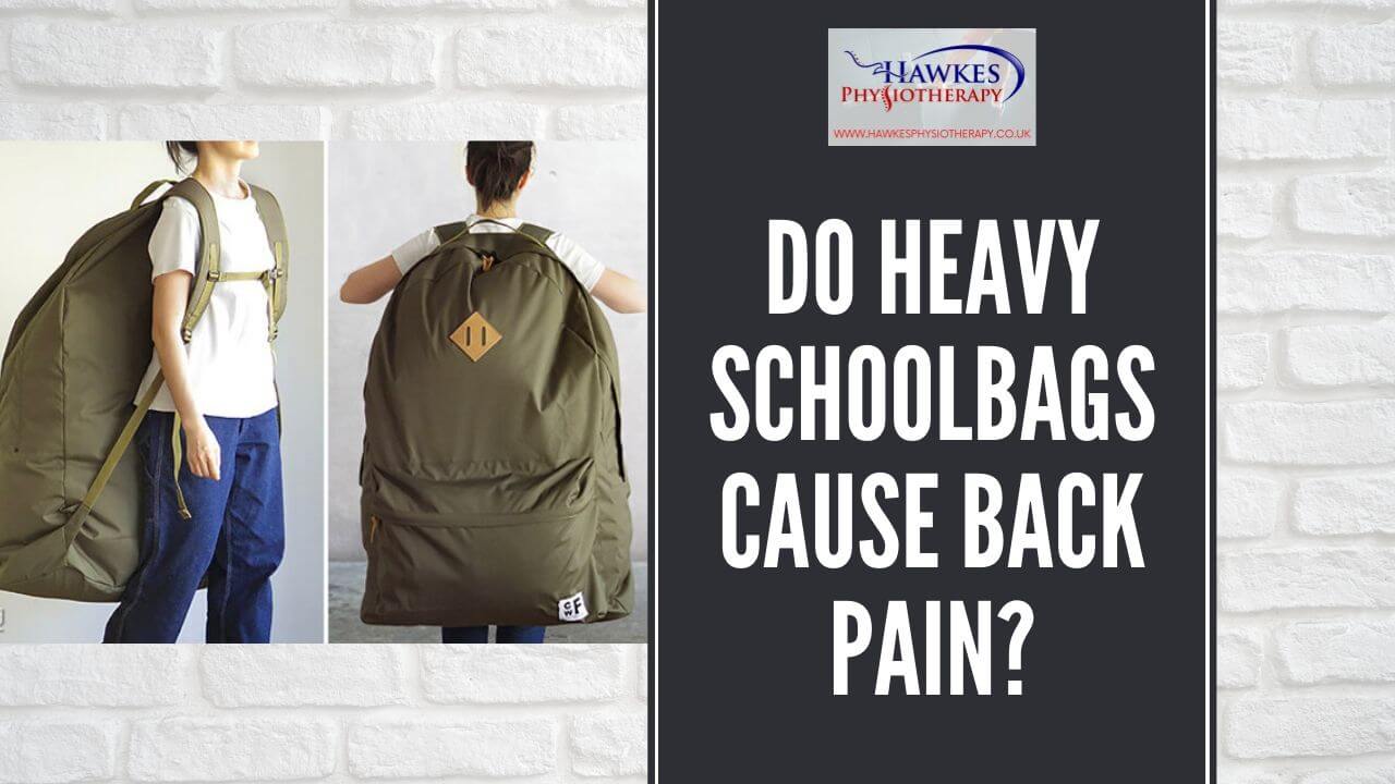 Do heavy schoolbags cause back pain?