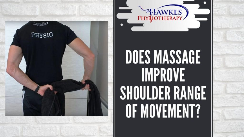 Does massage improve shoulder range of movement?