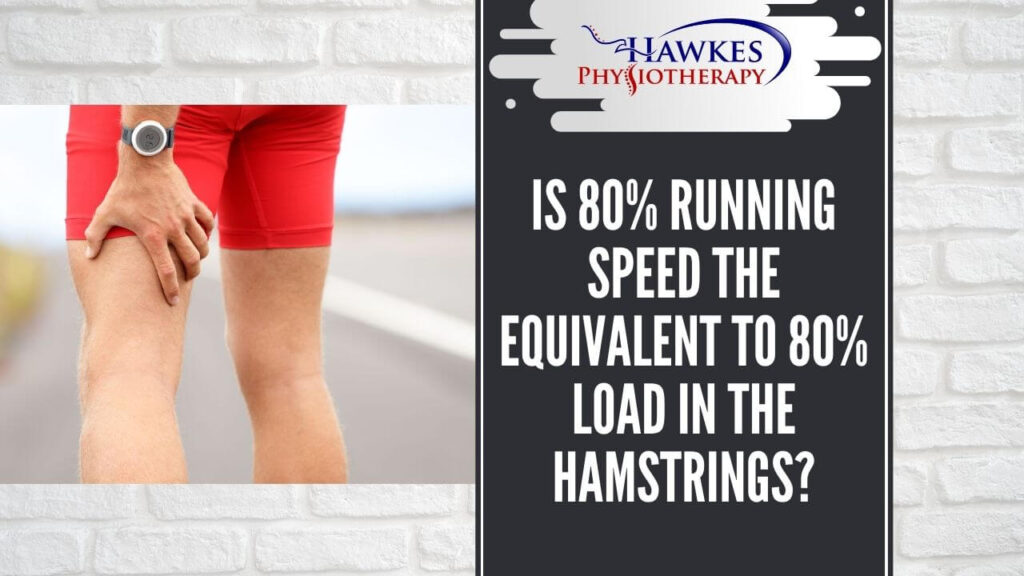 Is 80% running speed the equivalent to 80% load in the Hamstrings?