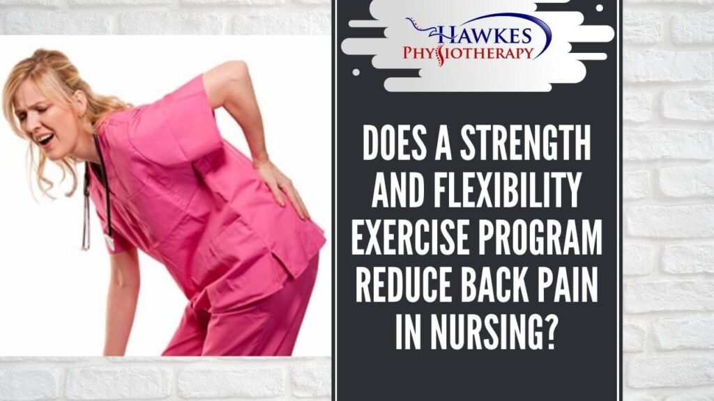 Does a strength and flexibility exercise program reduce back pain in nursing?