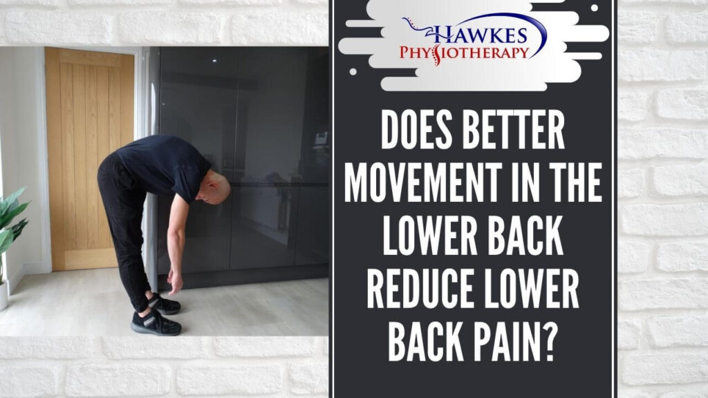 Does better movement in the lower back reduce lower back pain?