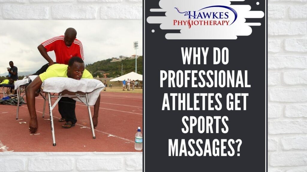 Why do professional athletes get sports massages?