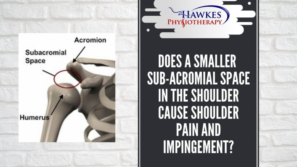 Does a smaller sub-acromial space in the shoulder cause shoulder pain and impingement?