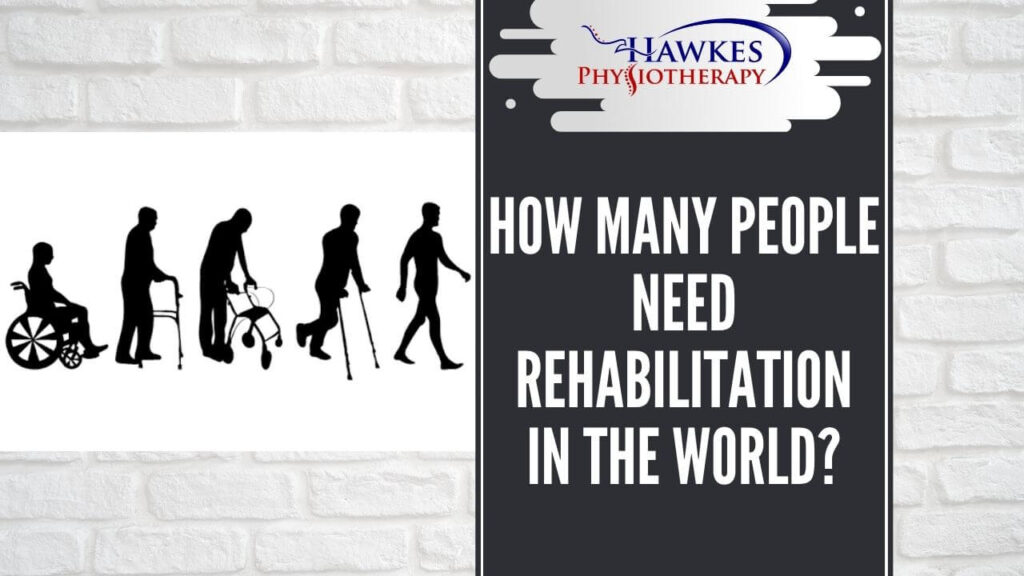 How many people need rehabilitation in the world?